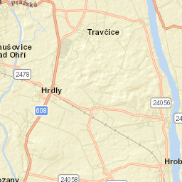 Bohušovice nad Ohří Street Map