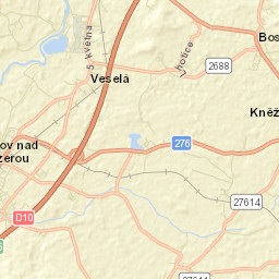 Bakov nad Jizerou Street Map