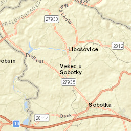 Sobotka Street Map