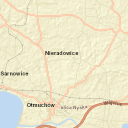 Otmuchów Street Map