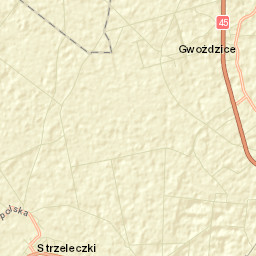 Strzeleczki Street Map