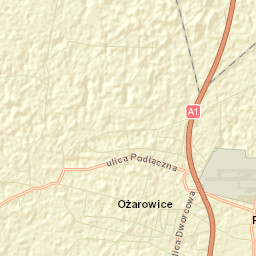 Ożarowice Street Map