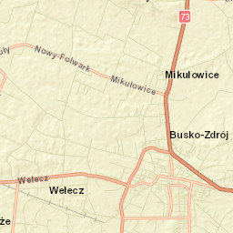 Busko-Zdrój Street Map