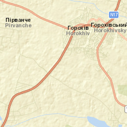 Horokhiv Street Map