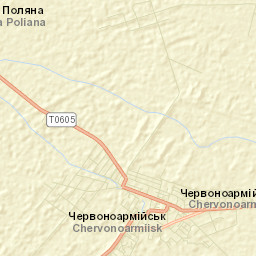 Pulyny Raion Street Map