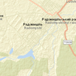 Radomyshl Street Map