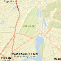 Makariv Street Map