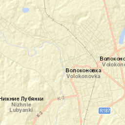 Volokonovskiy Rayon Street Map