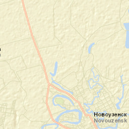 Novouzensk Street Map