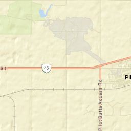 Pilot Butte Street Map