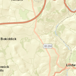 Lostwithiel Street Map