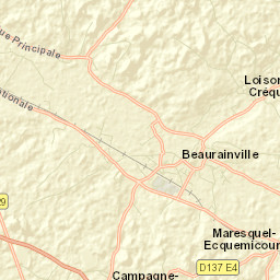Beaurainville Street Map