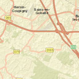 Hersin-Coupigny Street Map
