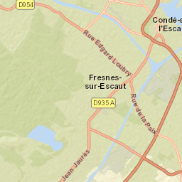 Escautpont Street Map