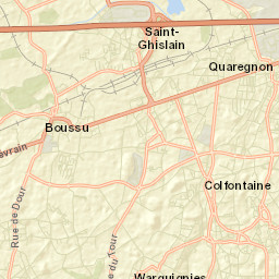 Saint-Ghislain Street Map