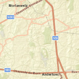 Morlanwelz-Mariemont Street Map