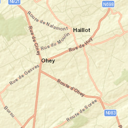 Ohey Street Map