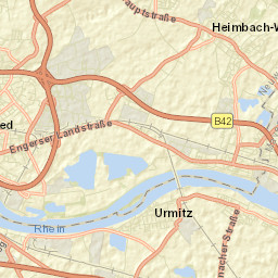 Urmitz Street Map