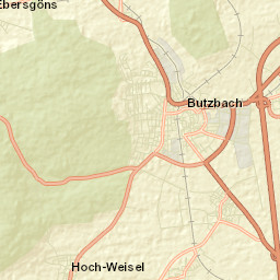 Butzbach Street Map