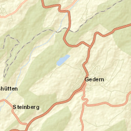 Gedern Street Map