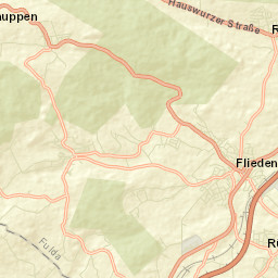 Flieden Street Map