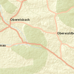 Oberelsbach Street Map