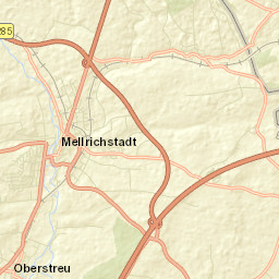Mellrichstadt Street Map