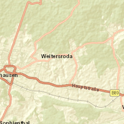 Hildburghausen Street Map