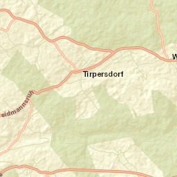 Tirpersdorf Street Map