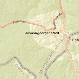 Johanngeorgenstadt Street Map