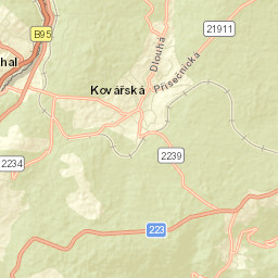 Kovářská Street Map