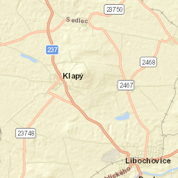 Libochovice Street Map