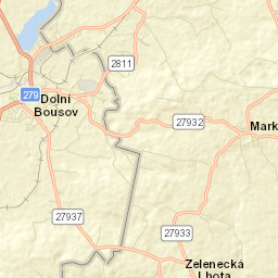 Dolní Bousov Street Map