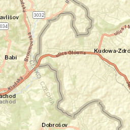 Kudowa-Zdrój Street Map