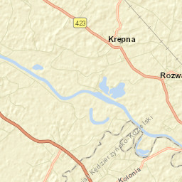 Rozwadza Street Map