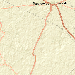 Toszek Street Map