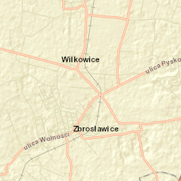 Zbrosławice Street Map