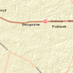 Powiat buski Street Map