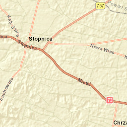 Stopnica Street Map