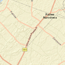 Padew Narodowa Street Map