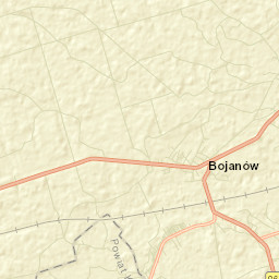 Bojanów Street Map