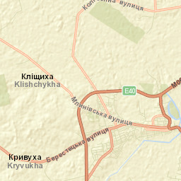 Dubno Street Map