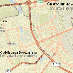 Sofiyivska Borschagivka Street Map