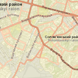 Solomianka Rayon Street Map