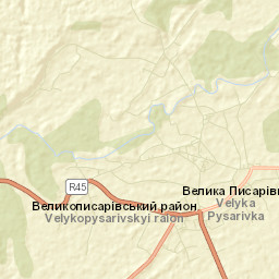 Velyka Pysarivka Street Map