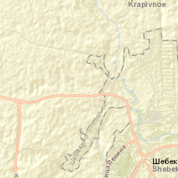Shebekino Street Map