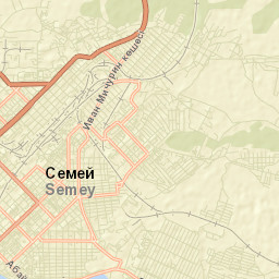 Semey Street Map
