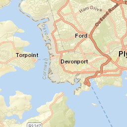 Plymouth Street Map