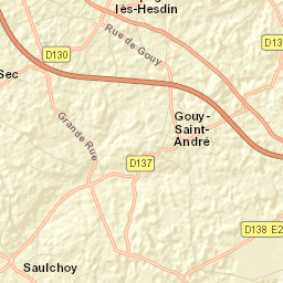 Campagne-lès-Hesdin Street Map