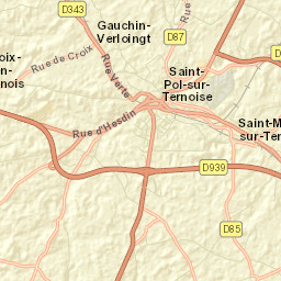 Saint-Pol-sur-Ternoise Street Map